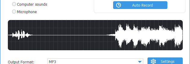 ThunderSoft Audio Recorder screenshot