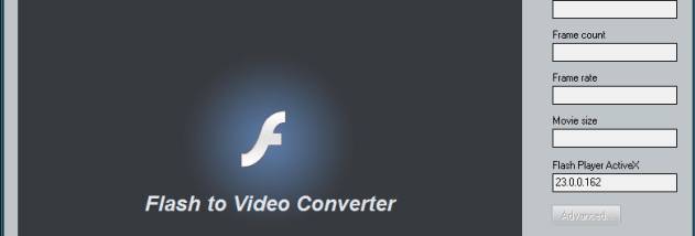 ThunderSoft Flash to Video Converter screenshot