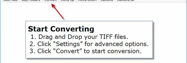 TIFF to PDF Converter screenshot