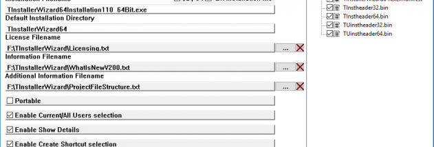 TInstaller Wizard screenshot