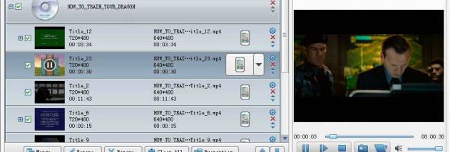 Tipard DVD to iPad Converter screenshot