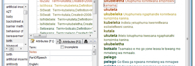 tlTerm Terminology Software screenshot