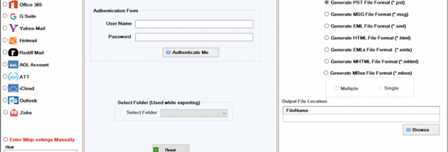ToolsGround Email Backup Expert screenshot