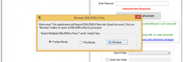 ToolsGround EML to Gmail Migration screenshot