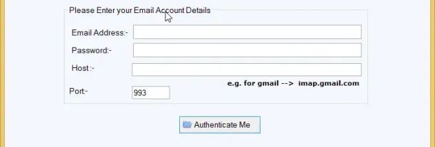 ToolsGround Hotmail Backup screenshot