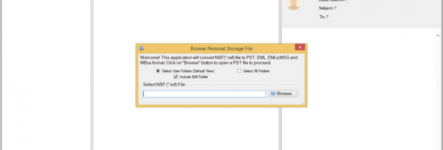 ToolsGround NSF to PST Converter screenshot
