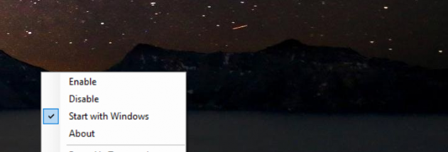 TouchDisable screenshot