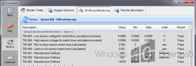 TouchScan screenshot