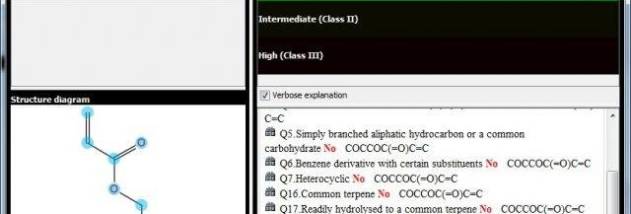 Toxtree Portable screenshot