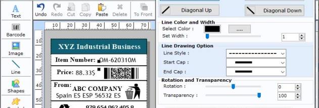 Tracking and Labeling of Barcode Goods screenshot