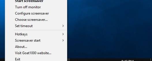 TrayBlank screenshot