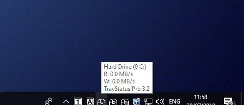 TrayStatus screenshot