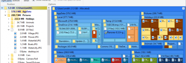 TreeSize Free screenshot