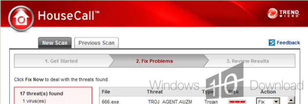 Trend Micro HouseCall 64bit screenshot