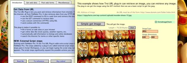 Troi URL Plug-In screenshot