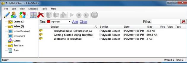 TrulyMail Client screenshot