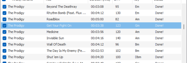tuneXplorer screenshot