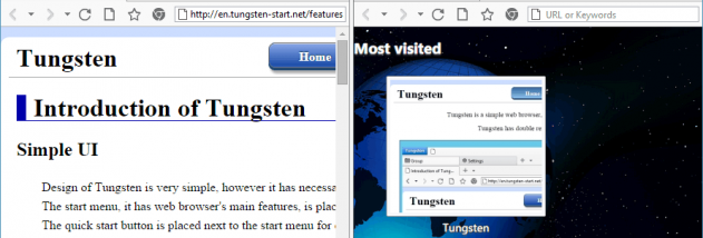 Tungsten Portable screenshot