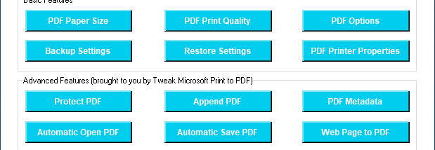 Tweak Microsoft Print to PDF screenshot
