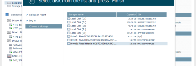 UFS Explorer Network RAID screenshot