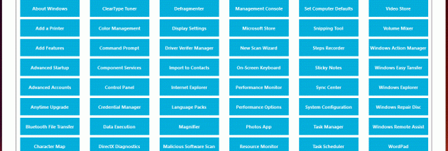 Ultimate Settings Panel screenshot