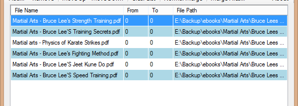 Ultra PDF Merger screenshot