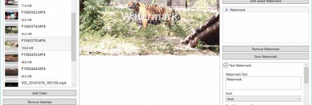 uMark Video Watermarker screenshot