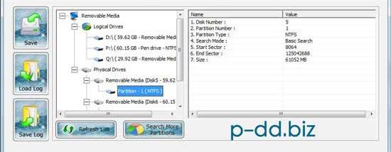 Undelete Data from USB Drive screenshot