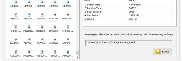 Undelete Digital Camera Files screenshot