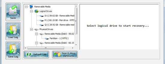 Undelete USB Drive Data screenshot