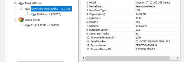 Undelete USB Flash Drive screenshot