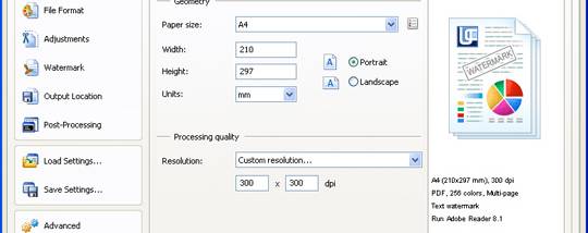 Universal Document Converter screenshot