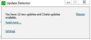 Update Detector screenshot