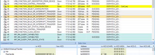 USB Analyzer screenshot
