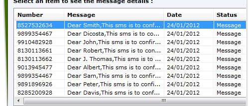 USB Modem SMS screenshot