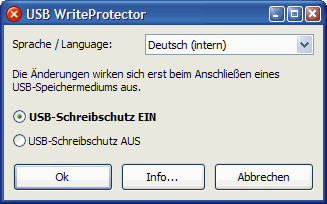 USB WriteProtector screenshot