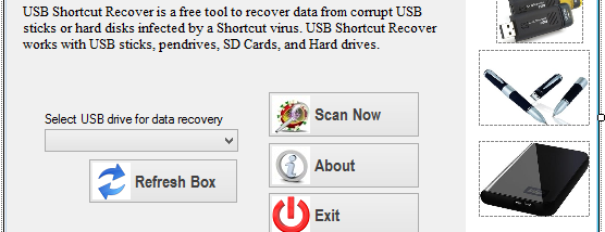 USBShortcutRecover screenshot