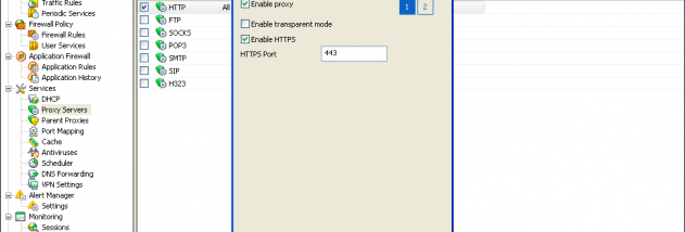 UserGate Proxy & Firewall screenshot