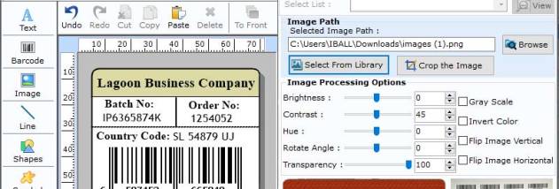 USPS Tray Label Barcode Software screenshot