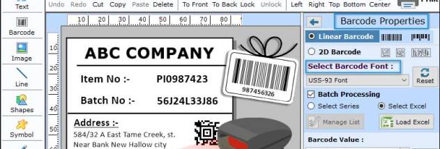 USS-93 Barcode Scanning Application screenshot