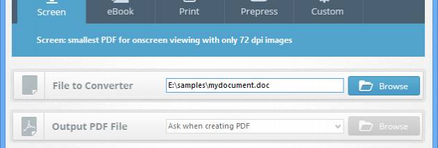 VAIS ConvertXtoPDF screenshot