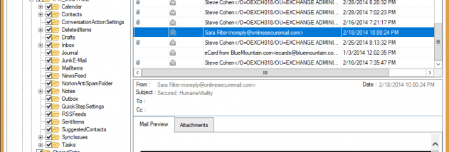 Vartika MSG to PST Converter Software screenshot