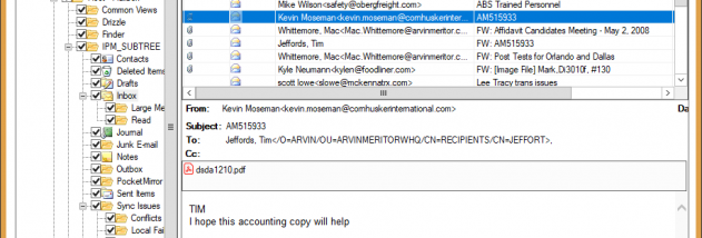 Vartika Zimbra to PST Converter screenshot