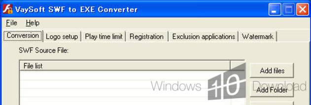 VaySoft SWF to EXE Converter screenshot