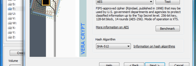 VeraCrypt screenshot