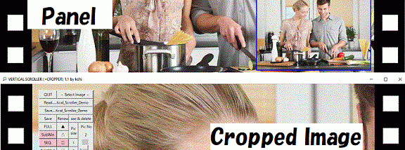 Vertical Scroller + Cropper screenshot