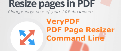 VeryUtils PDF Page Resizer Command Line screenshot