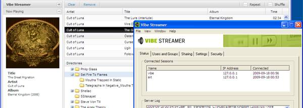 Vibe Streamer screenshot