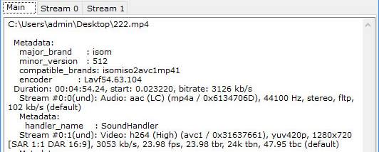 VideoInfo Express screenshot