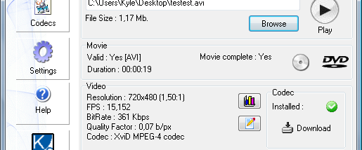 VideoInspector screenshot
